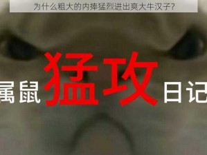 为什么粗大的内捧猛烈进出爽大牛汉子？