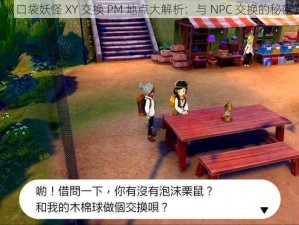 《口袋妖怪 XY 交换 PM 地点大解析：与 NPC 交换的秘密》