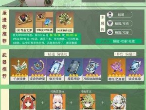 《原神》纳西妲武器搭配推荐：打造最强战斗力的武器组合攻略