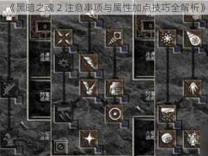 《黑暗之魂 2 注意事项与属性加点技巧全解析》