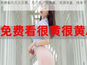 成人免费看片又大又黄，无广告，无病毒，资源丰富，快来下载体验吧