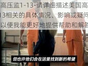 美国高压监1-13-请详细描述美国高压监 1 - 13相关的具体情况、影响或疑问等，以便我能更好地提供帮助和解答