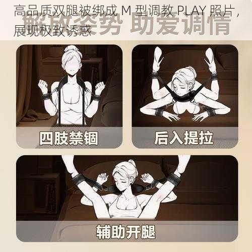 高品质双腿被绑成 M 型调教 PLAY 照片，展现极致诱惑