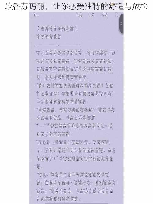 软香苏玛丽，让你感受独特的舒适与放松