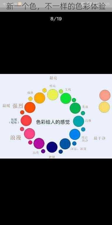 新一个色，不一样的色彩体验