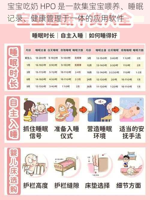 宝宝吃奶 HPO 是一款集宝宝喂养、睡眠记录、健康管理于一体的应用软件