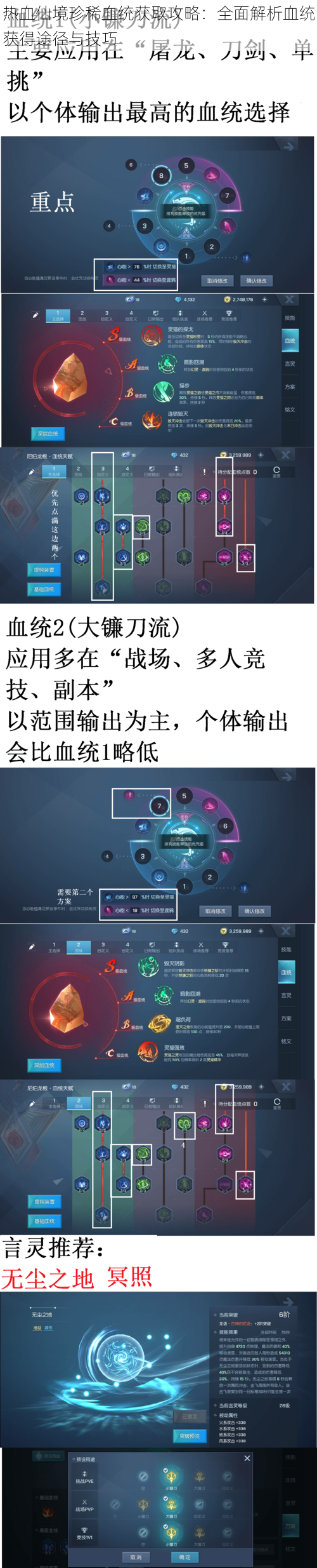 热血仙境珍稀血统获取攻略：全面解析血统获得途径与技巧