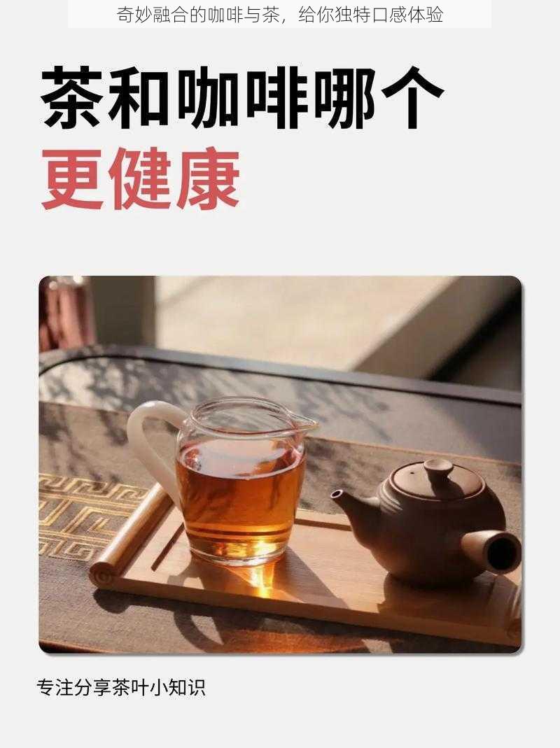 奇妙融合的咖啡与茶，给你独特口感体验