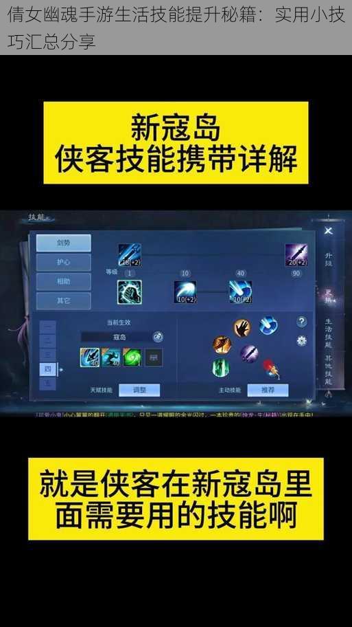 倩女幽魂手游生活技能提升秘籍：实用小技巧汇总分享