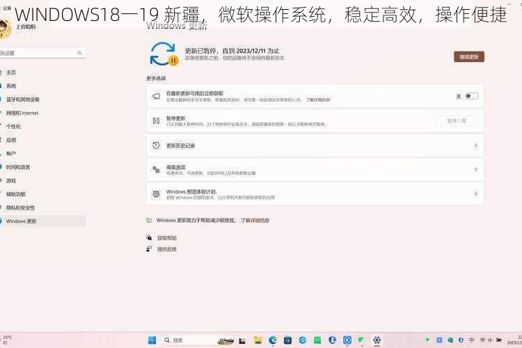 WINDOWS18一19 新疆，微软操作系统，稳定高效，操作便捷