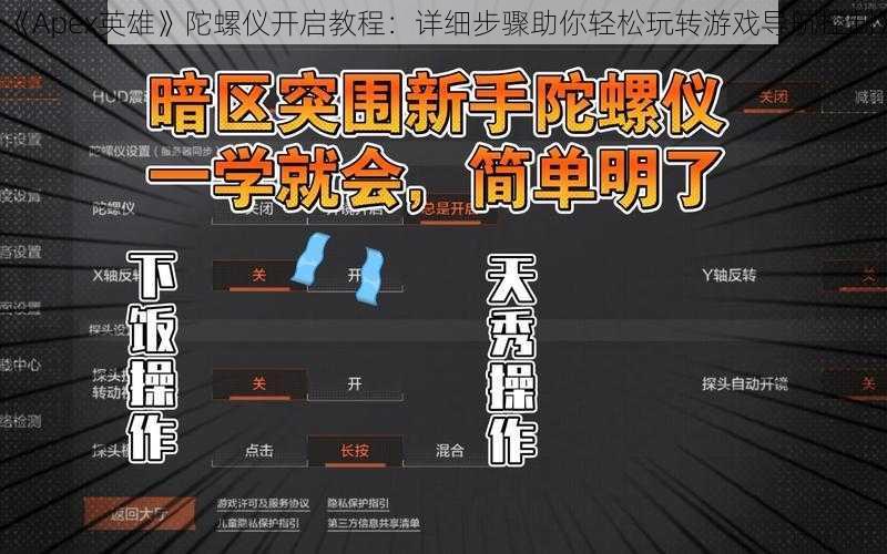 《Apex英雄》陀螺仪开启教程：详细步骤助你轻松玩转游戏导航控制》