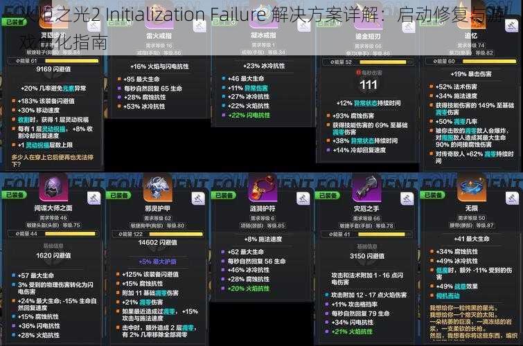 火炬之光2 Initialization Failure 解决方案详解：启动修复与游戏优化指南