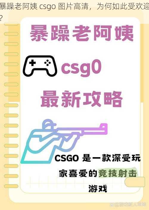 暴躁老阿姨 csgo 图片高清，为何如此受欢迎？