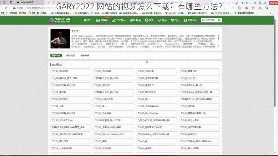 GARY2022 网站的视频怎么下载？有哪些方法？