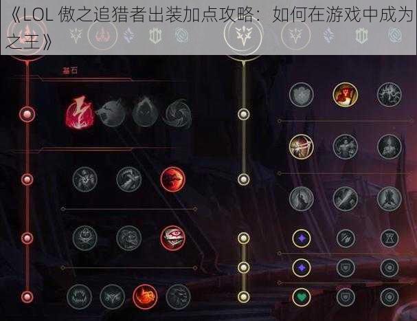 《LOL 傲之追猎者出装加点攻略：如何在游戏中成为之王》