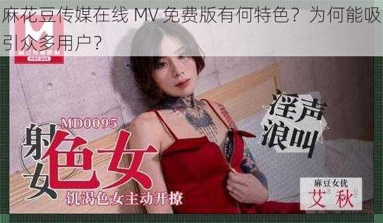 麻花豆传媒在线 MV 免费版有何特色？为何能吸引众多用户？