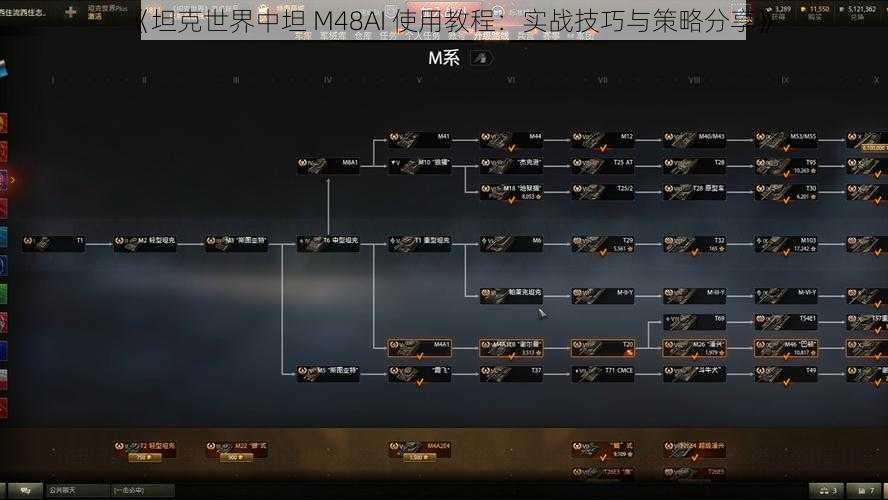 《坦克世界中坦 M48AI 使用教程：实战技巧与策略分享》