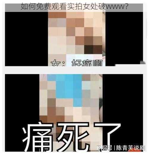 如何免费观看实拍女处破www？