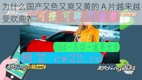 为什么国产又色又爽又黄的 A 片越来越受欢迎？