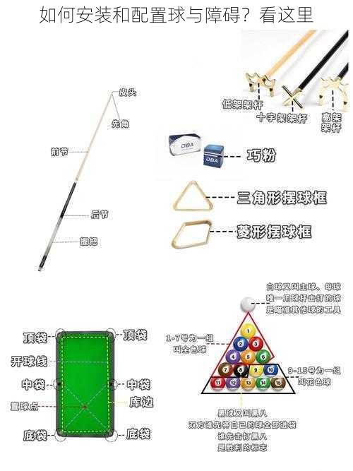 如何安装和配置球与障碍？看这里