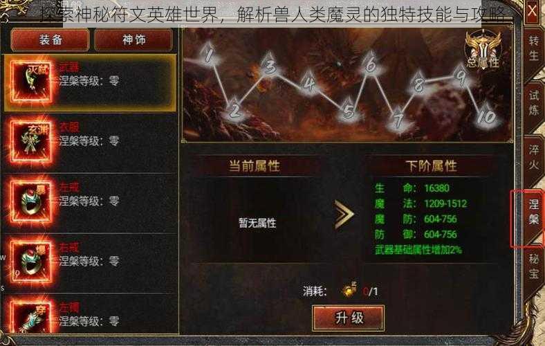 探索神秘符文英雄世界，解析兽人类魔灵的独特技能与攻略